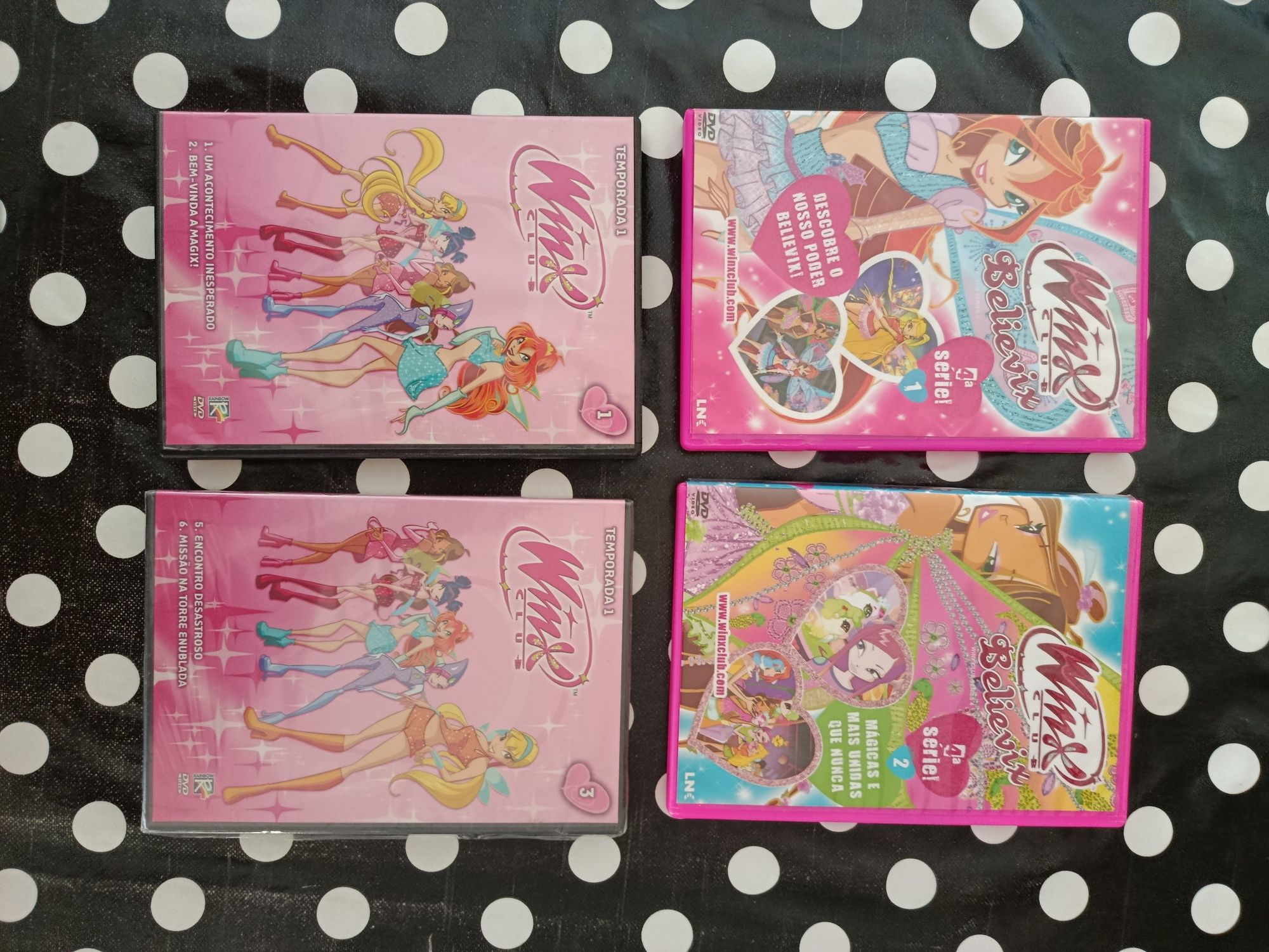 Winx Club - DVD + revistas + livro