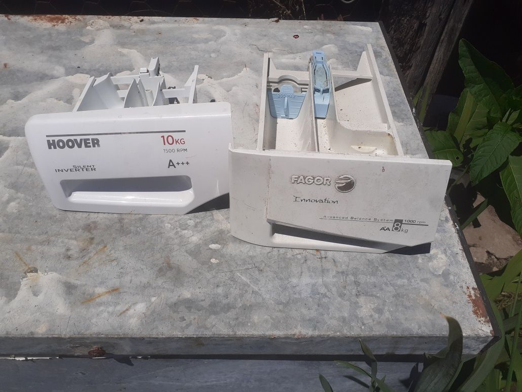 Gavetas de máquinas de lavar roupa