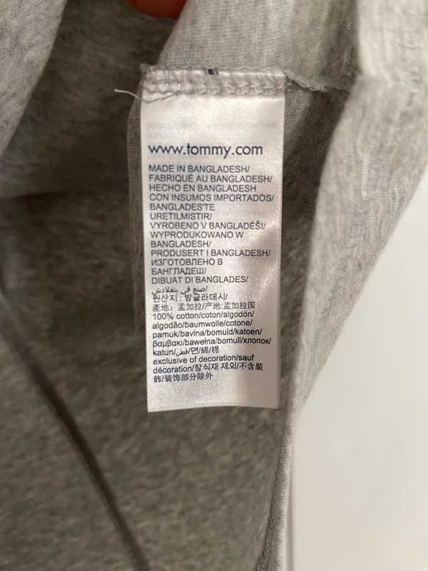 Tommy Hilfiger t-shirt bawełniany bawełna organiczna dekolt V koszulka