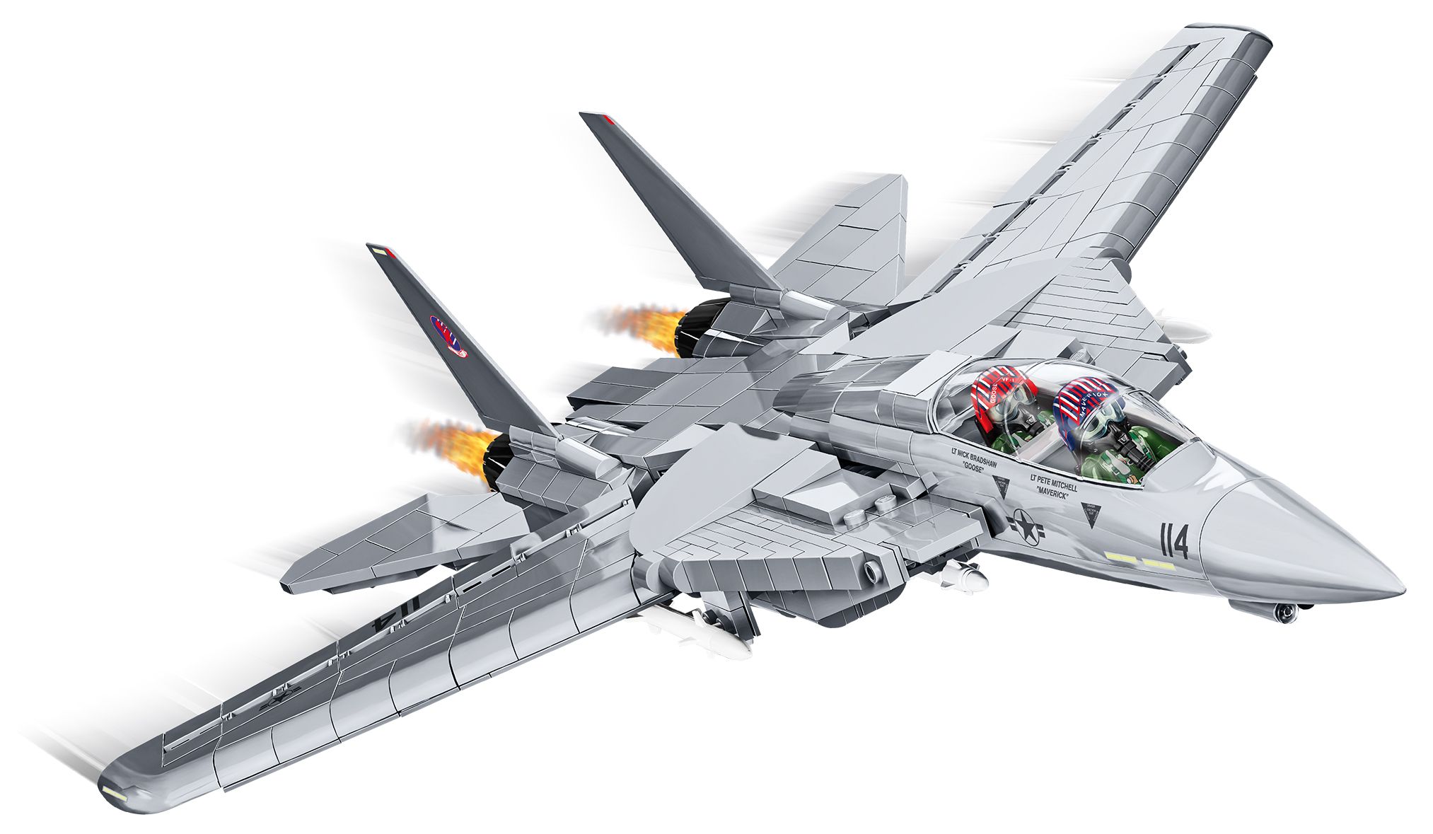 Klocki Cobi 5811A Samolot Myśliwiec F-14A Tomcat Top Gun 757 El.