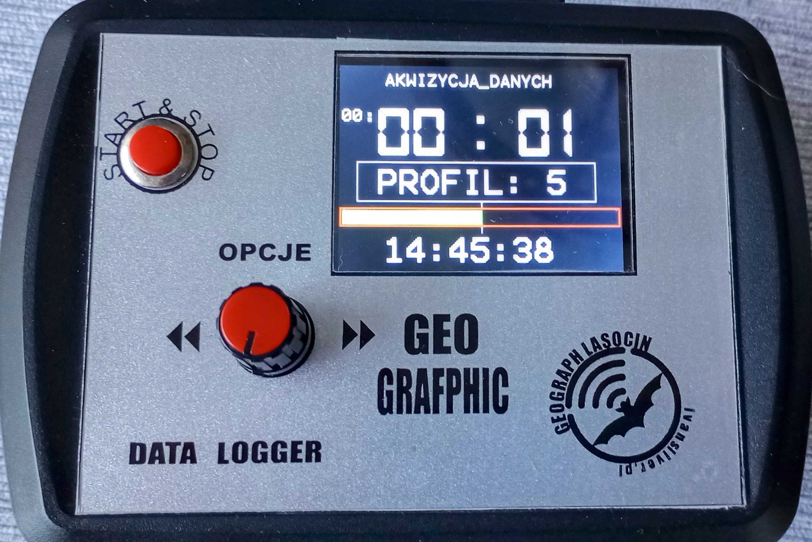 Data Logger GPS rejestrator cyfrowy do wykrywaczy i magnetometrów