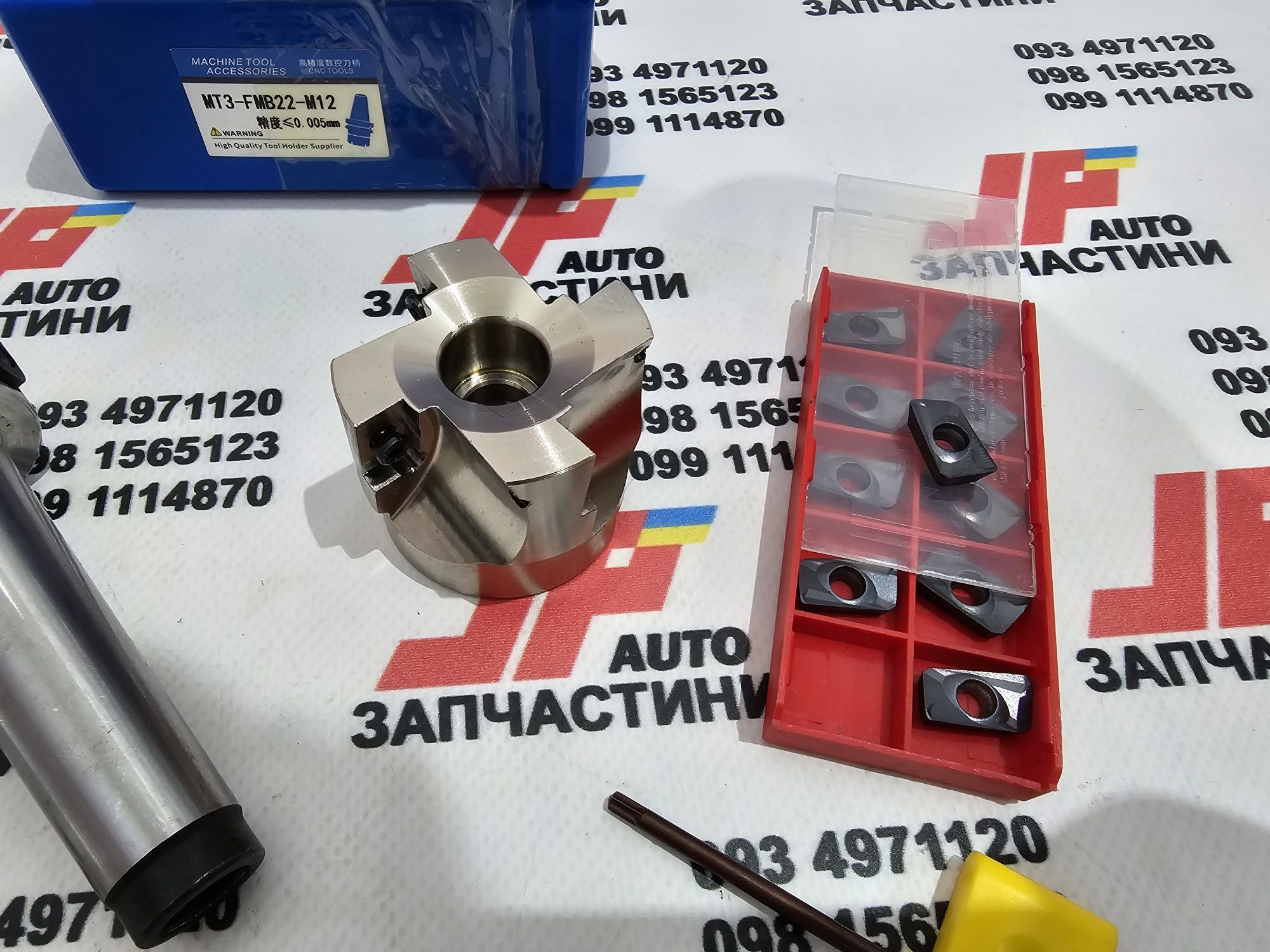 Фреза торцевая BAP 400R 50-22 с пластинами 10шт + хвостовик MTB3-FMB22