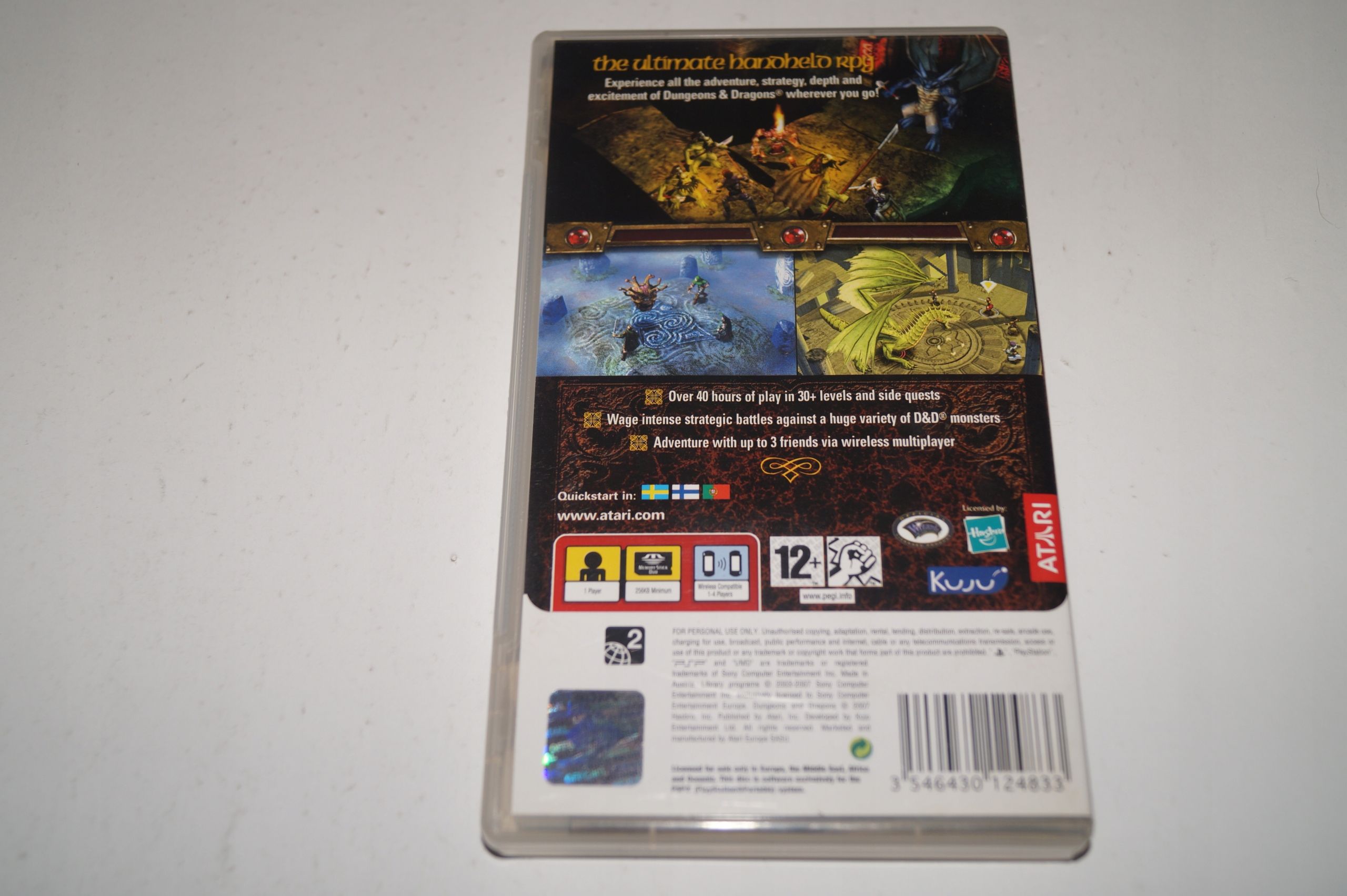 Dungeons & Dragons Tactics Sony Psp
