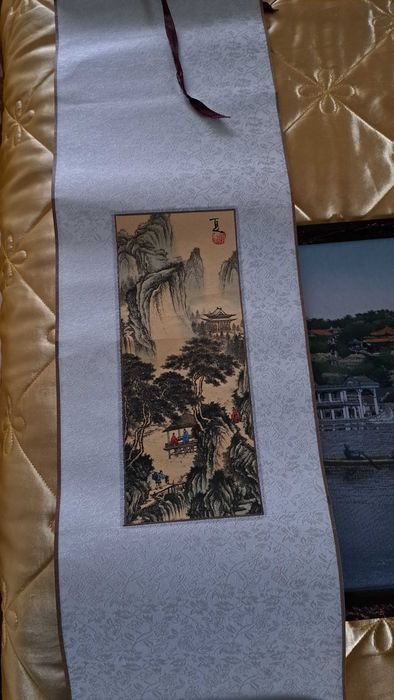 obrazki chińskie z laki drzewo egzotyczne