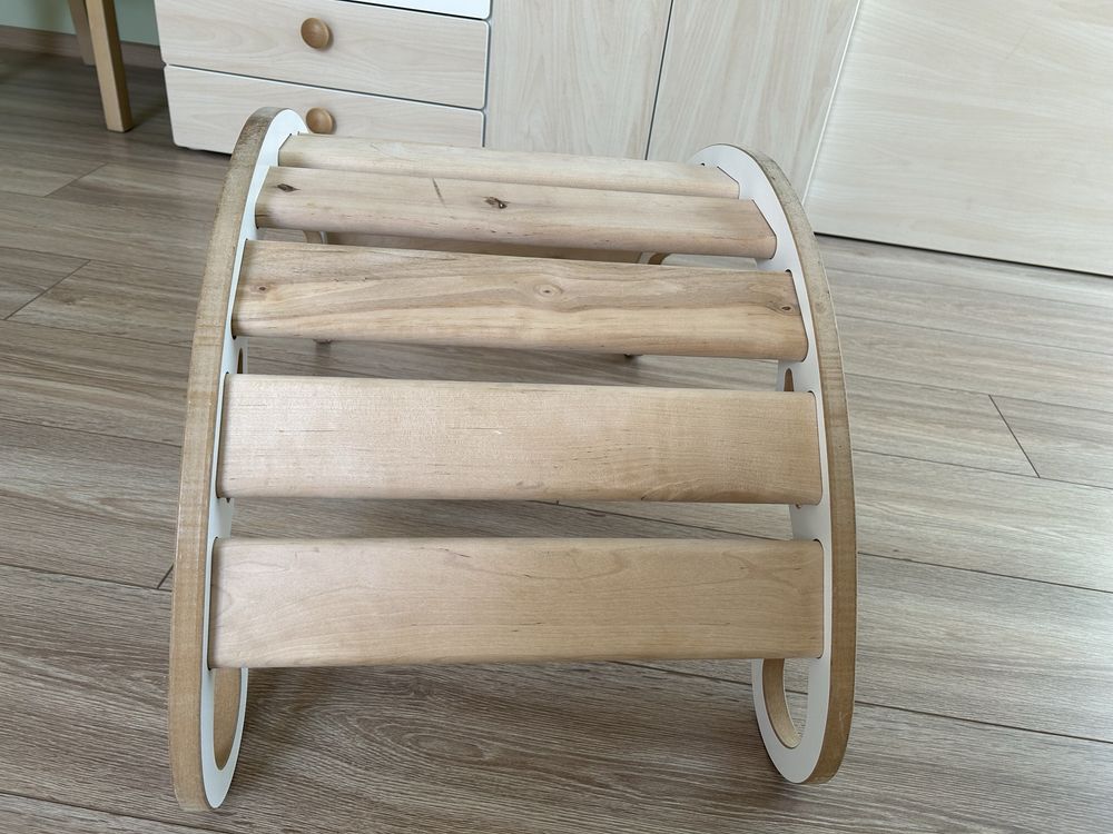 Bujak drewniany montessori Woodforkids (Zosia M) + poduszka