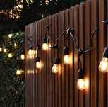 Nowa duża girlanda LED 15 metrów łańcucha świetlny do ogrodu na balkon