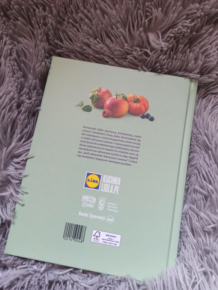 Książka kucharska warzywa i owoce