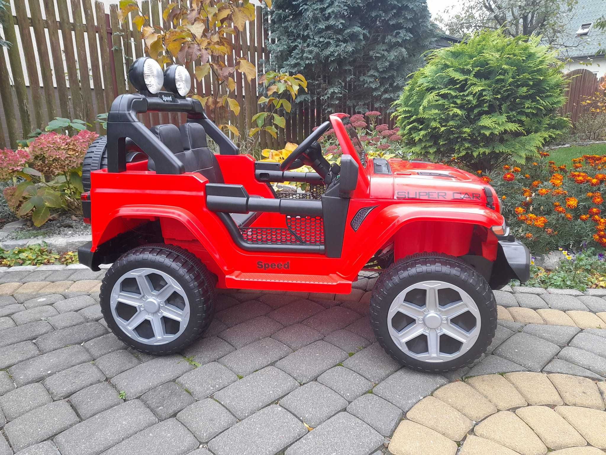 Duży Jeep na akumulator 4x4. Nowy!