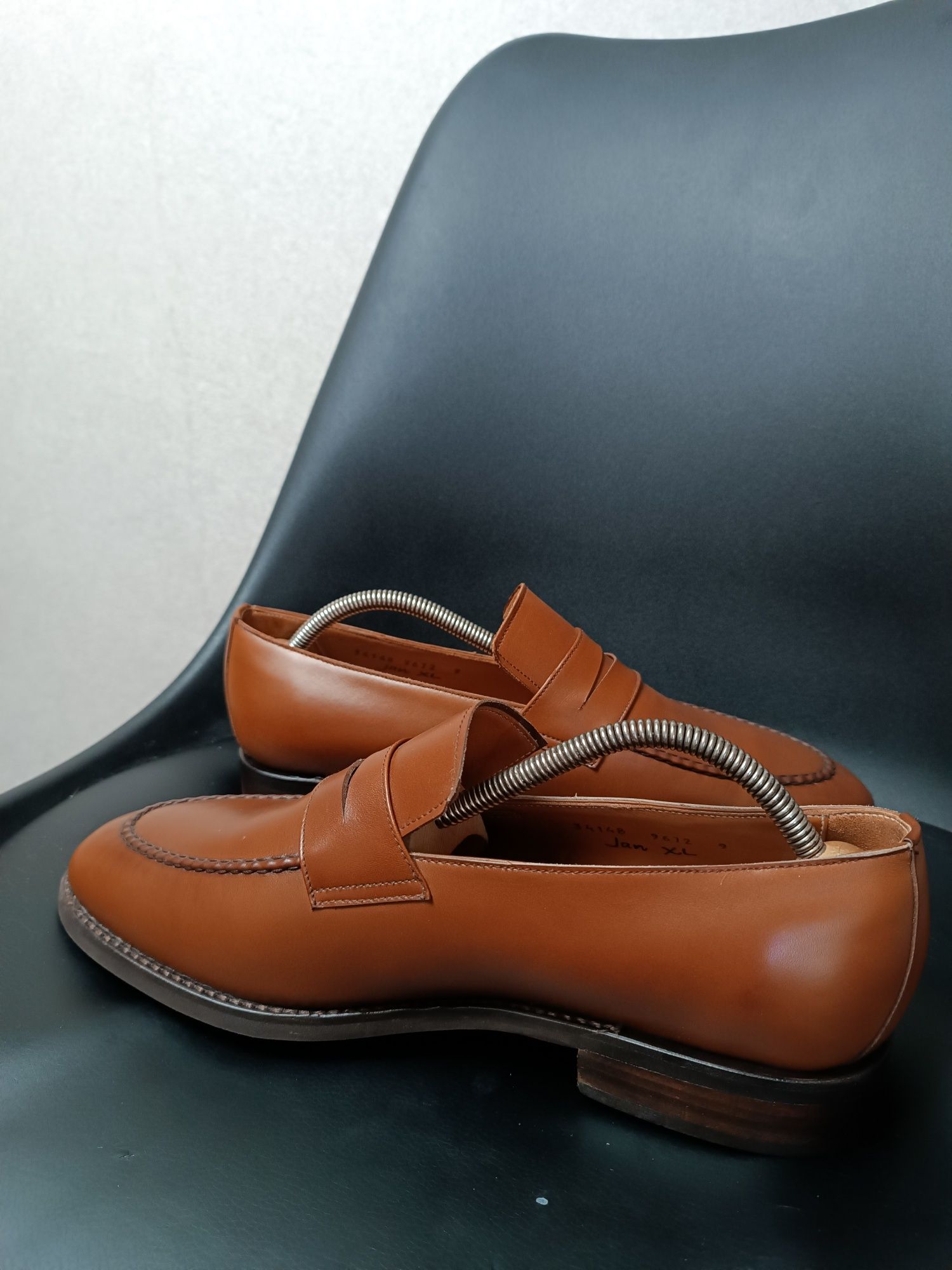 Le Majordome Penny Loafers, чоловічі лофери коричневі, класичні туфлі