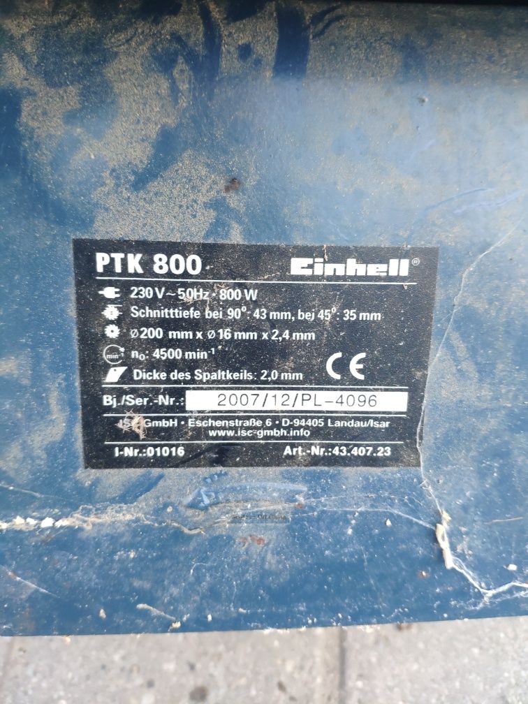 Einhell PKT 800 piła tarczowa krejzega pilarka