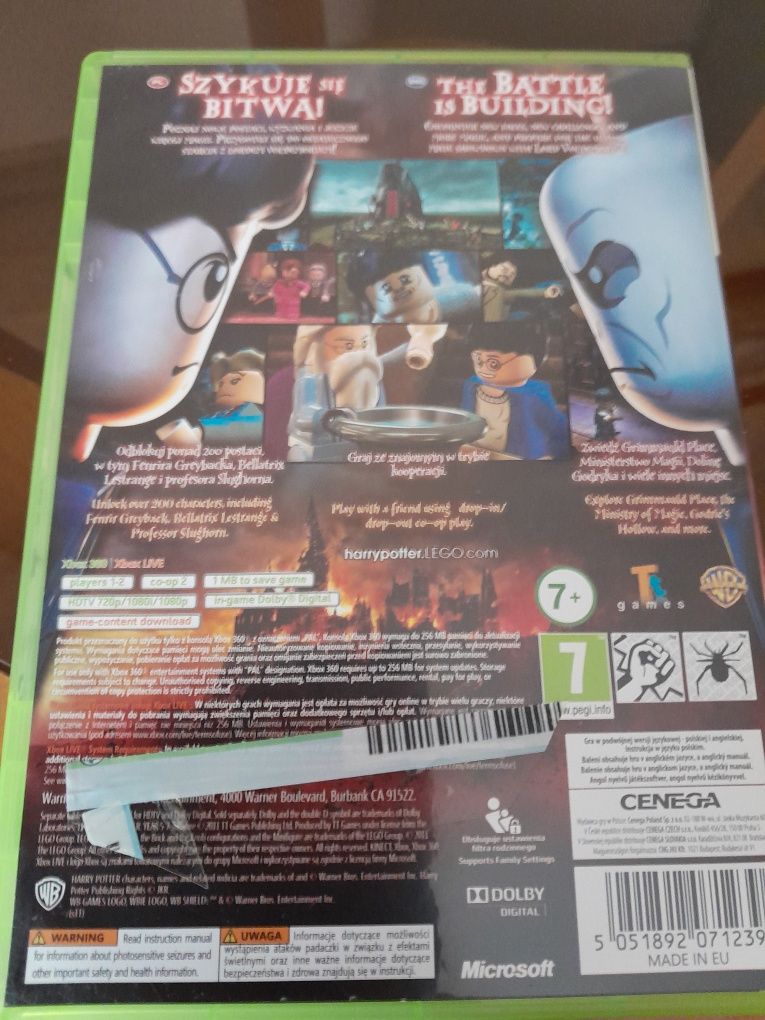 Lego Harry Potter .Wersja polska years 5-7 .Stan BBD.X box 360