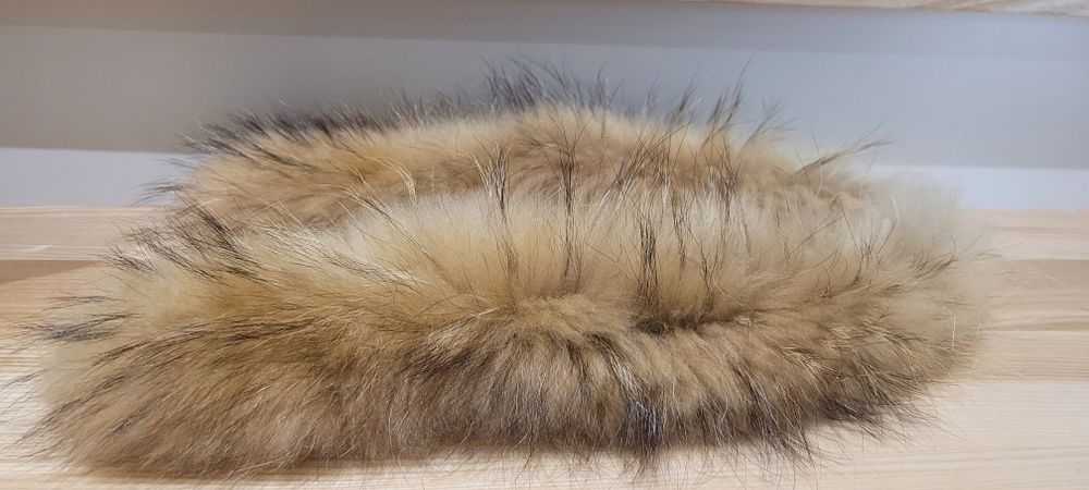 Futro obszycie do kaptura lis jenot