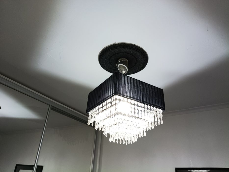 Lampa sufitowa wisząca kryształki