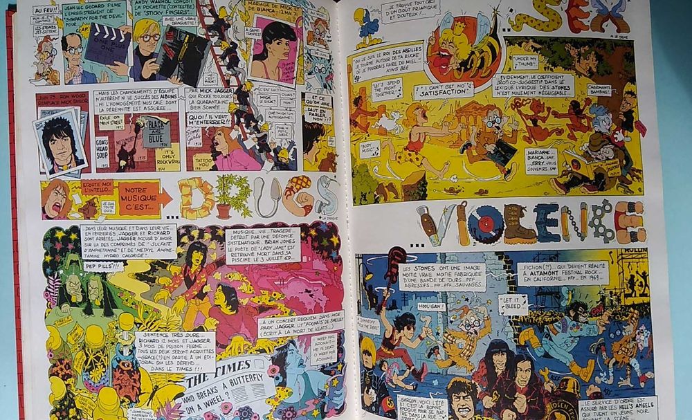 Histoire du rock en bandes dessinées - Mickael Sadler & Serge Dutfoy