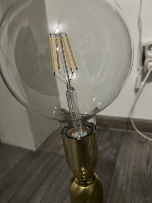 Lampa stołow mosiężna