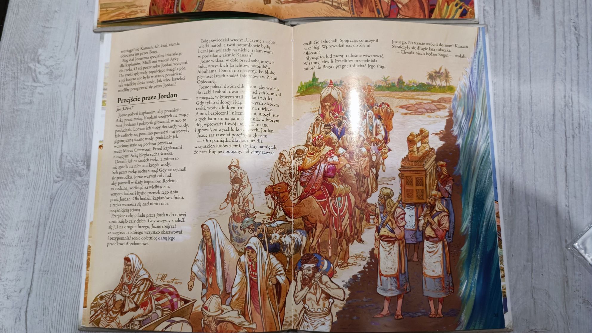 Biblia rodzinna tom 5 tom 6 Kanaan Żołnierze Pana Pustynia Droga do Zi
