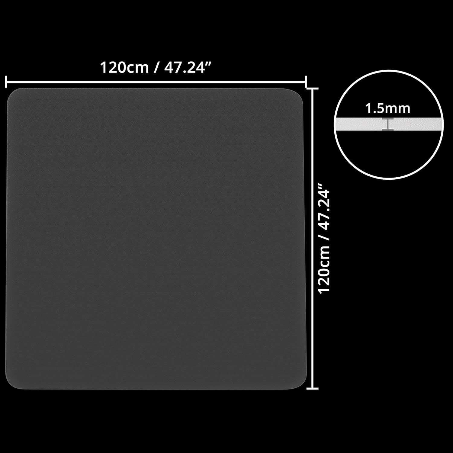 Nowa mata pod krzesło/ podkładka/ podkład/ mata/ 120x120cm !6490!