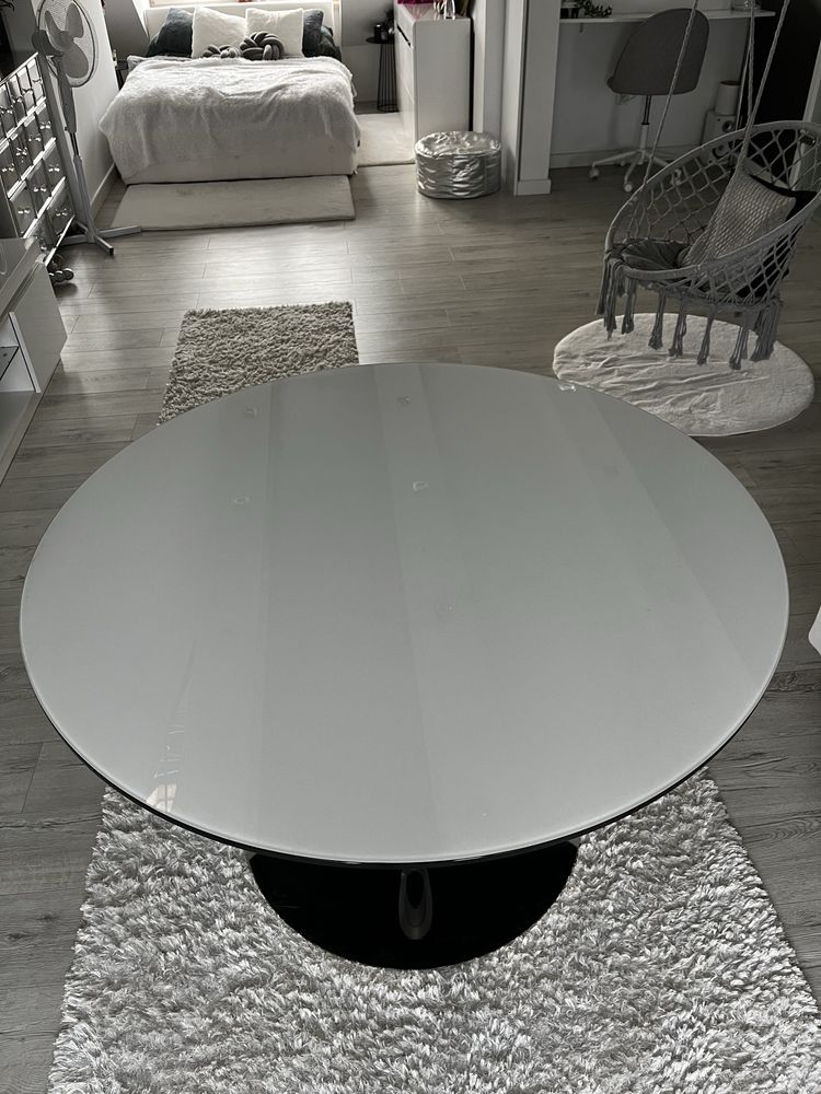 Stół szklany KLER 120 CM HARTOWANE