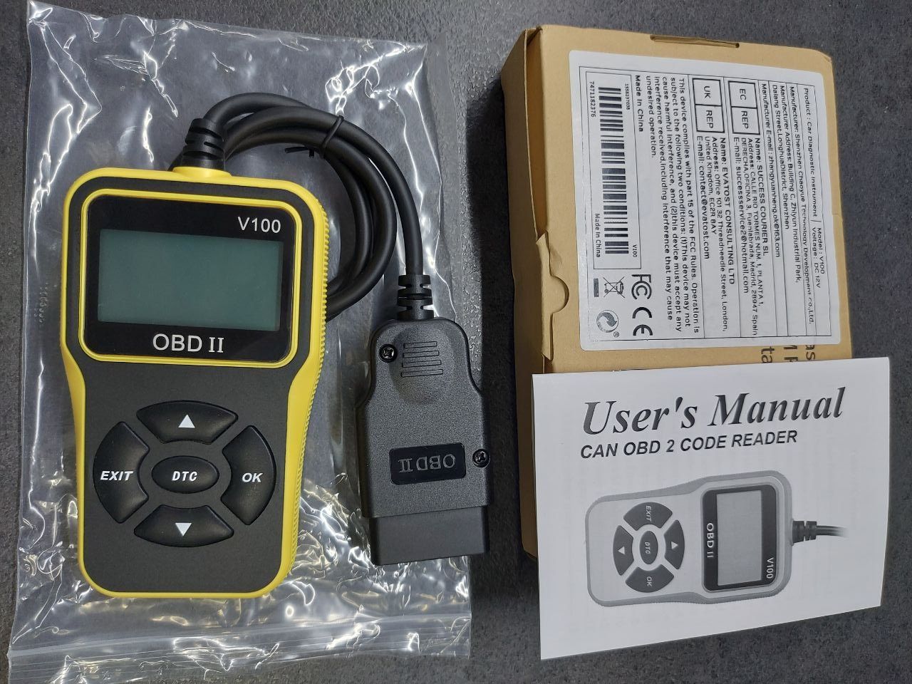 Автосканер OBD2 V119 / V100 для діагностики авто