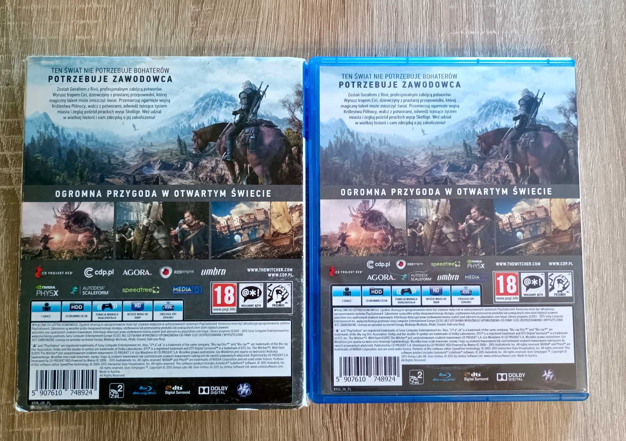 Gra PS4 Wiedźmin 3 edycja premierowa PL