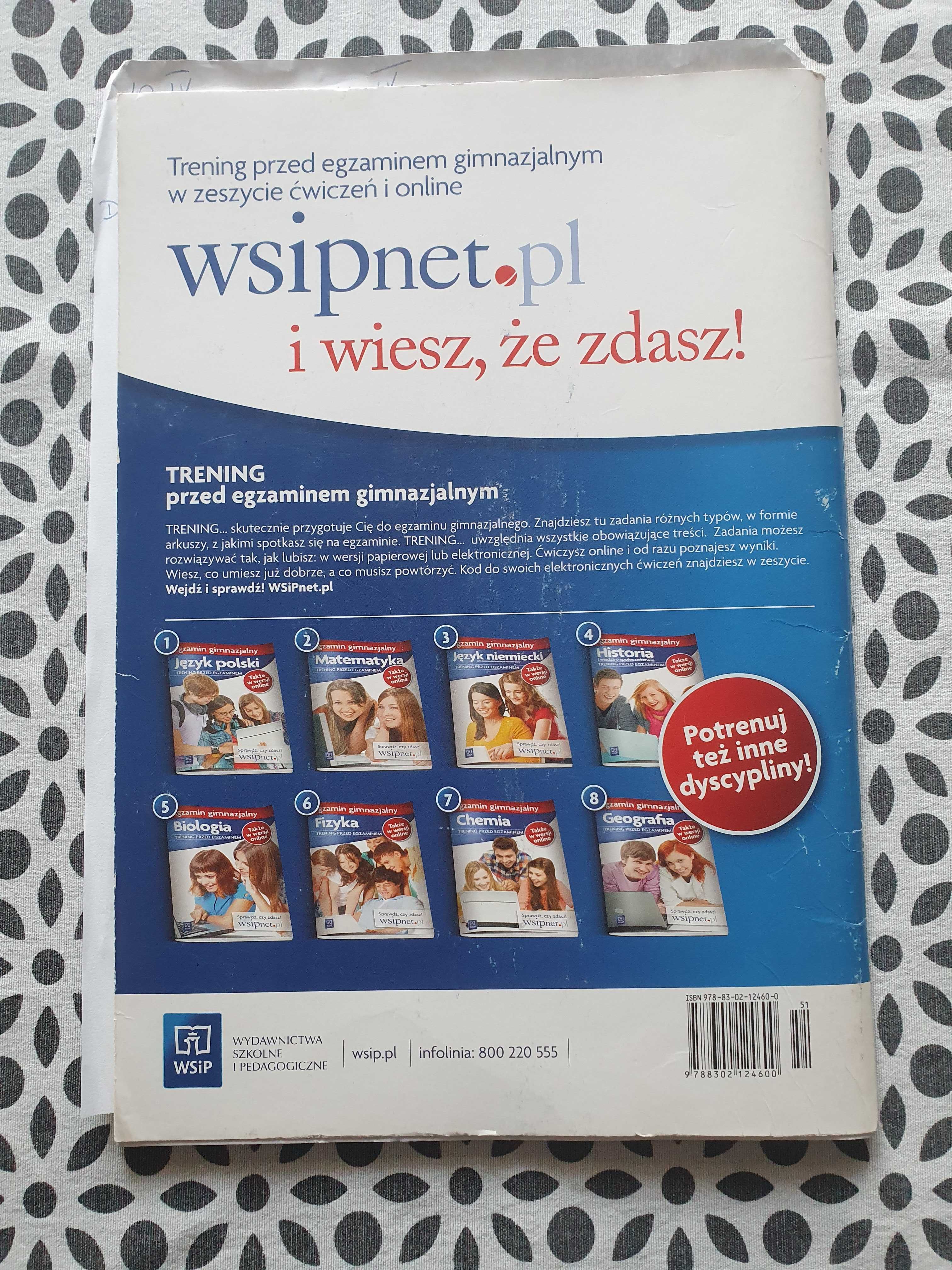 Testy: Matematyka, Trening przed egzaminem, WSiP 2011 (M7)