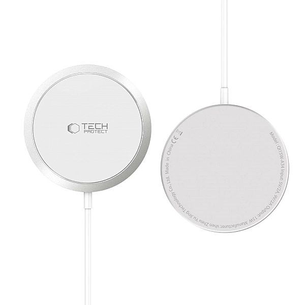 Ładowarka Tech-Protect Qi15w-a34 indukcyjna z MagSafe z kablem Usb-c -