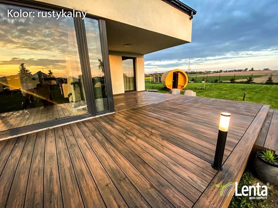 Pergola Drewniana BSH / Poliwęglan Lity / Tars kompozytowy LENTA