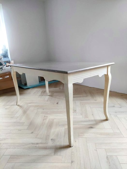 Duży STÓŁ PESARO retro shabby Chic
