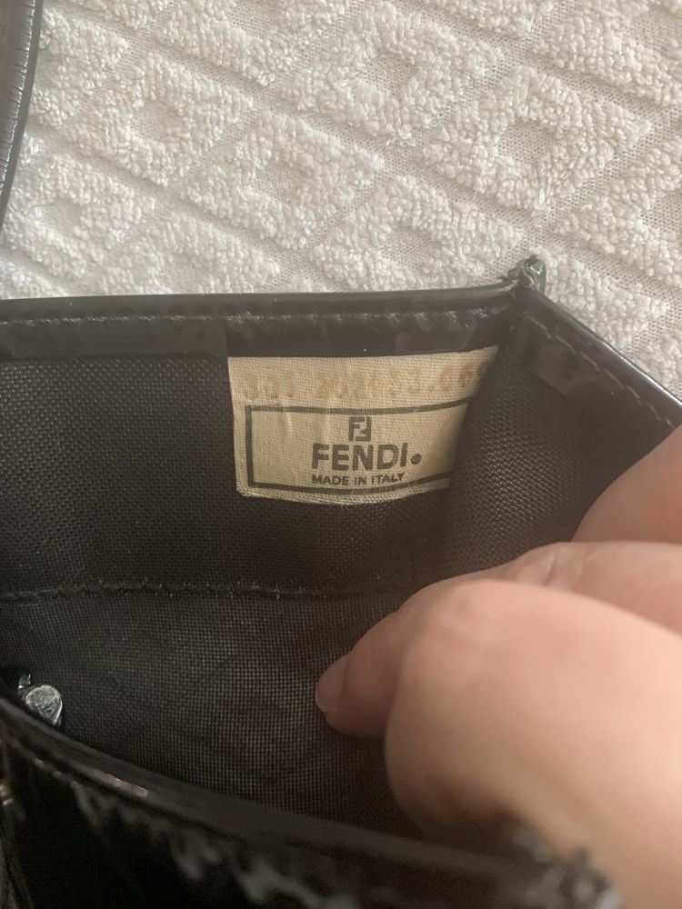 Сумка-шоппер Fendi Tote из черной сетки с логотипом FF