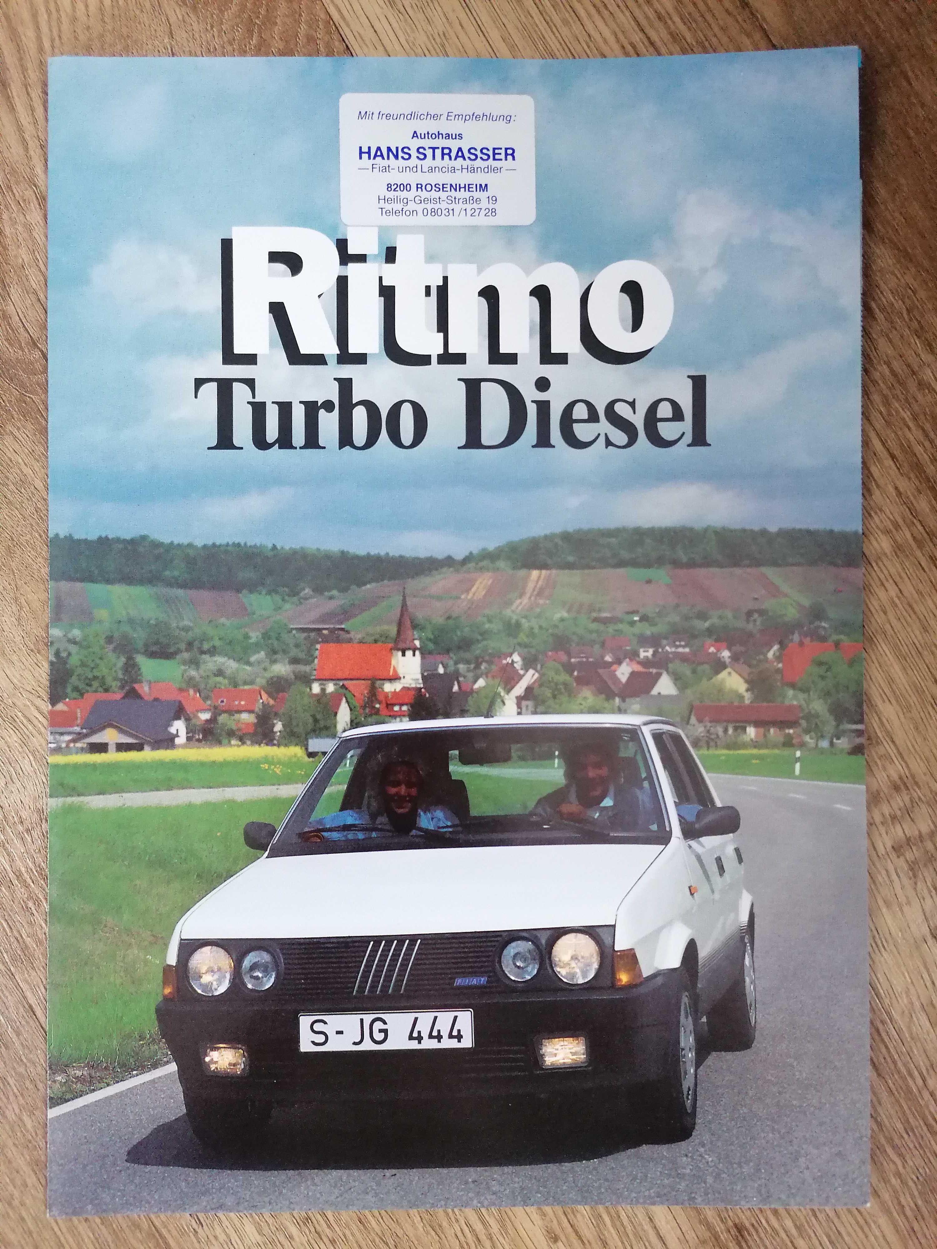 Prospekt Fiat Ritmo Turbo Diesel