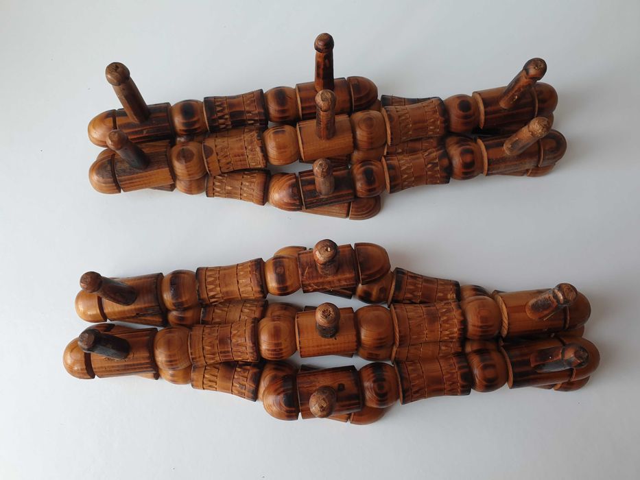 дерев'яна розсувна вішалка ГАРМОШКА часів срср