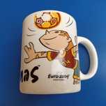 Caneca Vista Alegre de coleção Euro 2004 Portugal Kinas