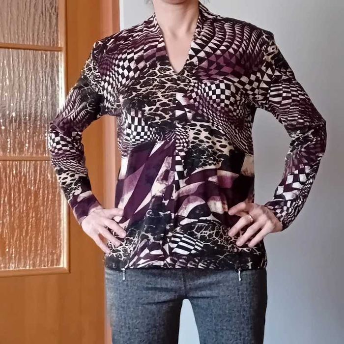 sweter bluzka kolorowa 40