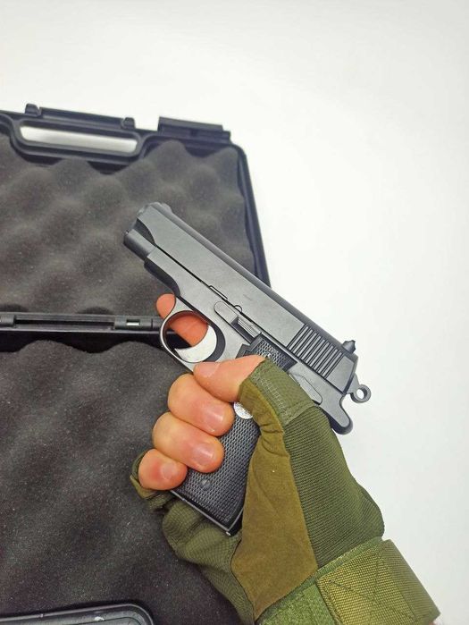 Металевий пістолет Colt на пульках для дітей залізний дитячий Іграшка