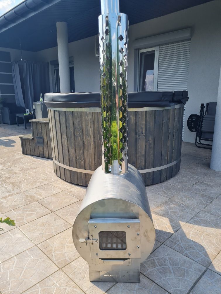 Jacuzzi ogrodowe HOT TUBE gorąca beczka z masażem
