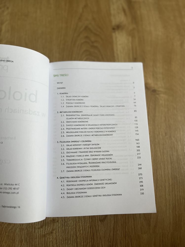 Biologia w zadaniach maturalnych Barbara Bukała cześć pierwsza