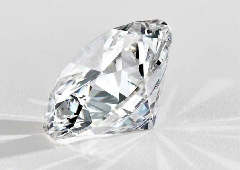 Moissanit 1,5ct 7,5mm VVS1 D Moissanite Excellent Brylant Diament