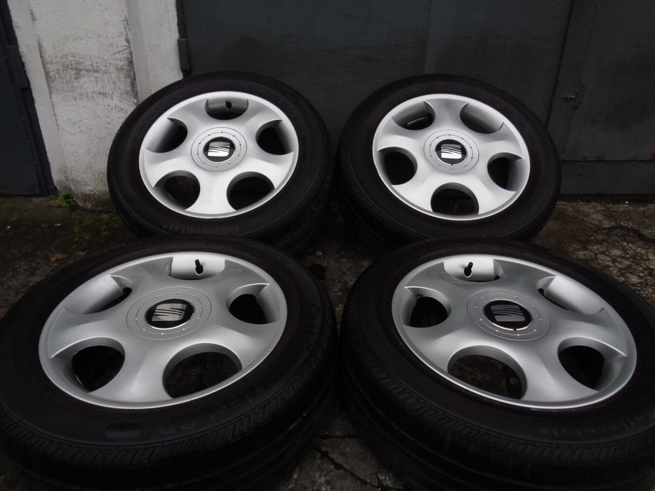 Oryginalne alufelgi 16 cali SEAT Alhambra 5x112 + opony, VW Sharan