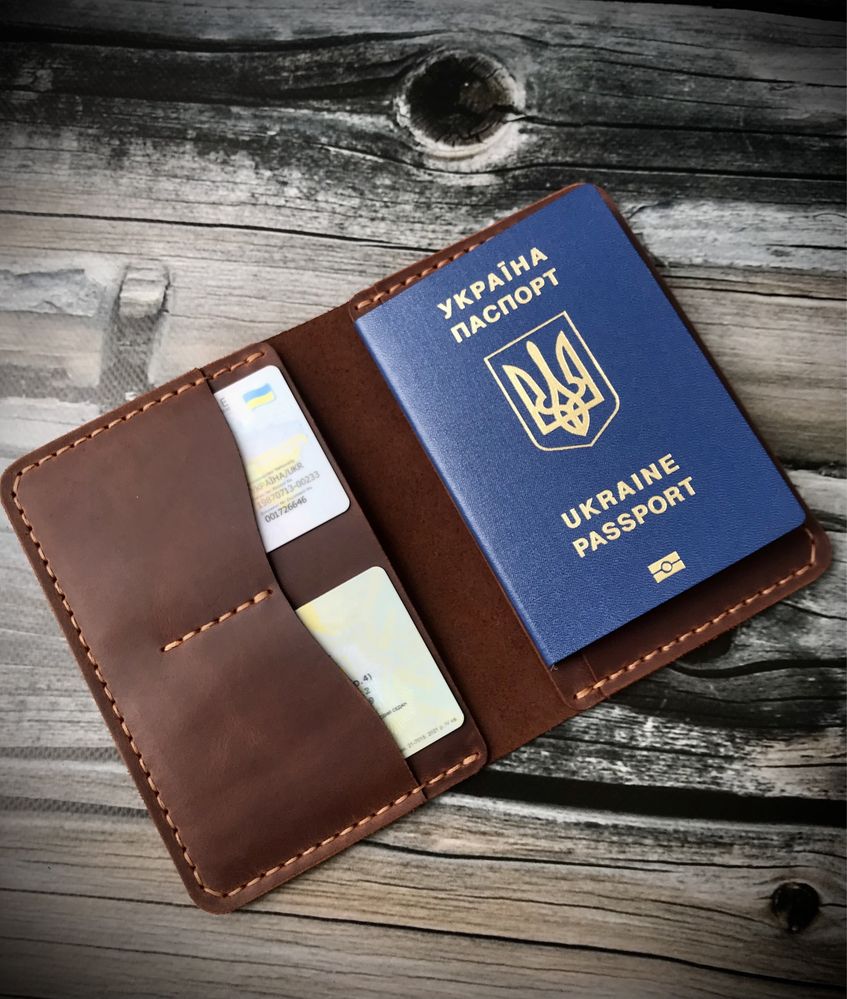 Обложка на паспорт, докхолдер ,портмоне для документов ручной работы!