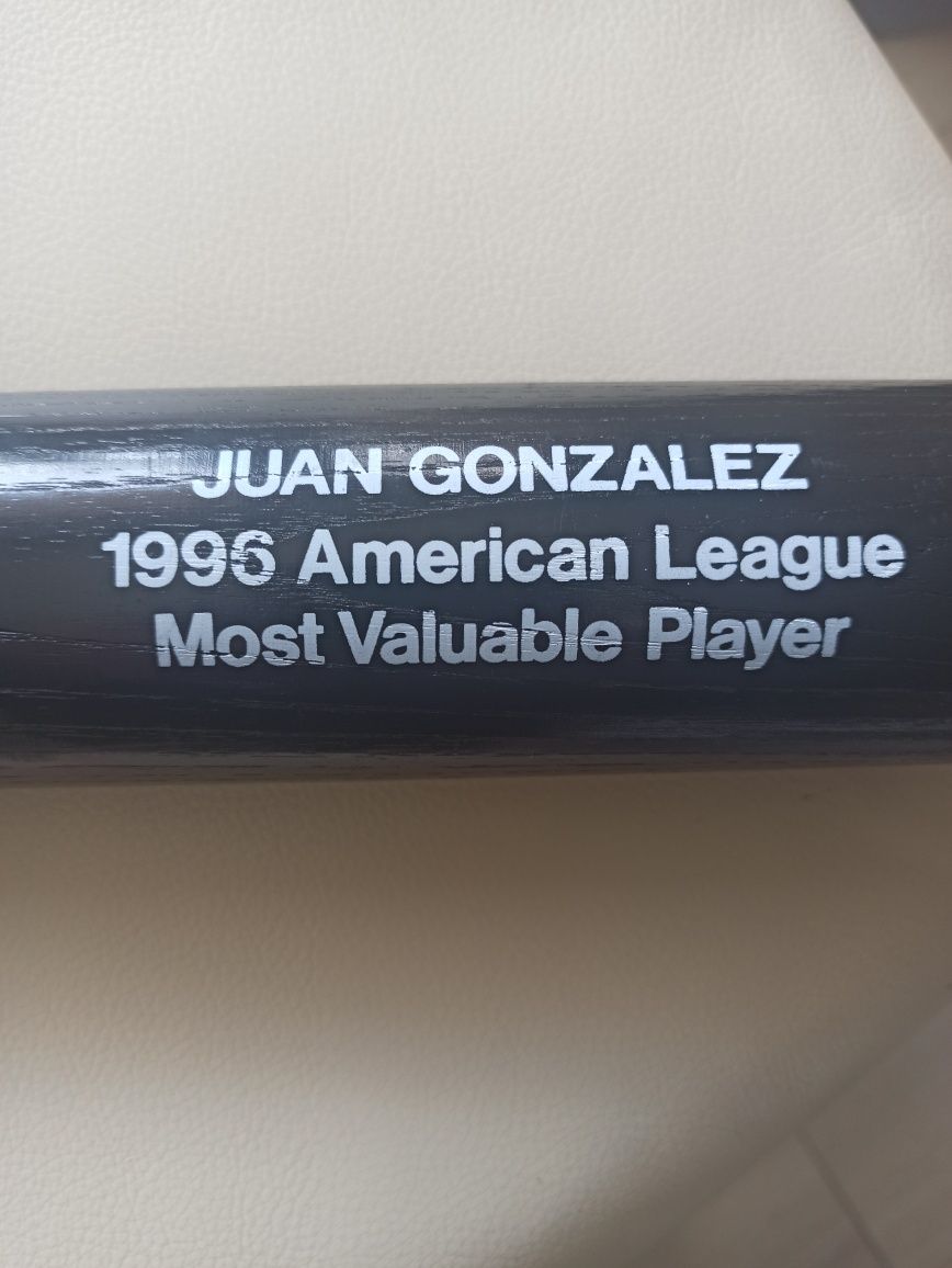 Vintage kij baseballowy promocyjny Juan Gonzalez