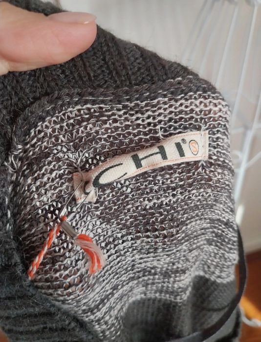 Vestido inverno | ICHI | castanho cinzento | Tamanho S | novo