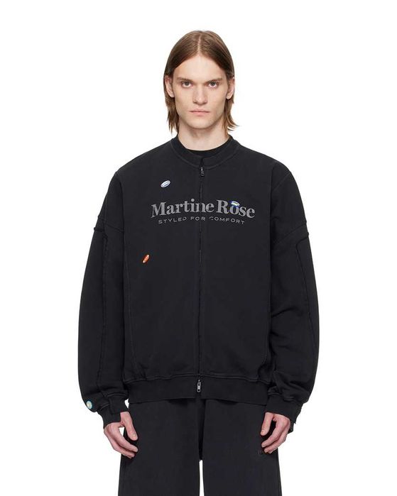 Куртка Martine Rose Zip Up Track Jacket Black