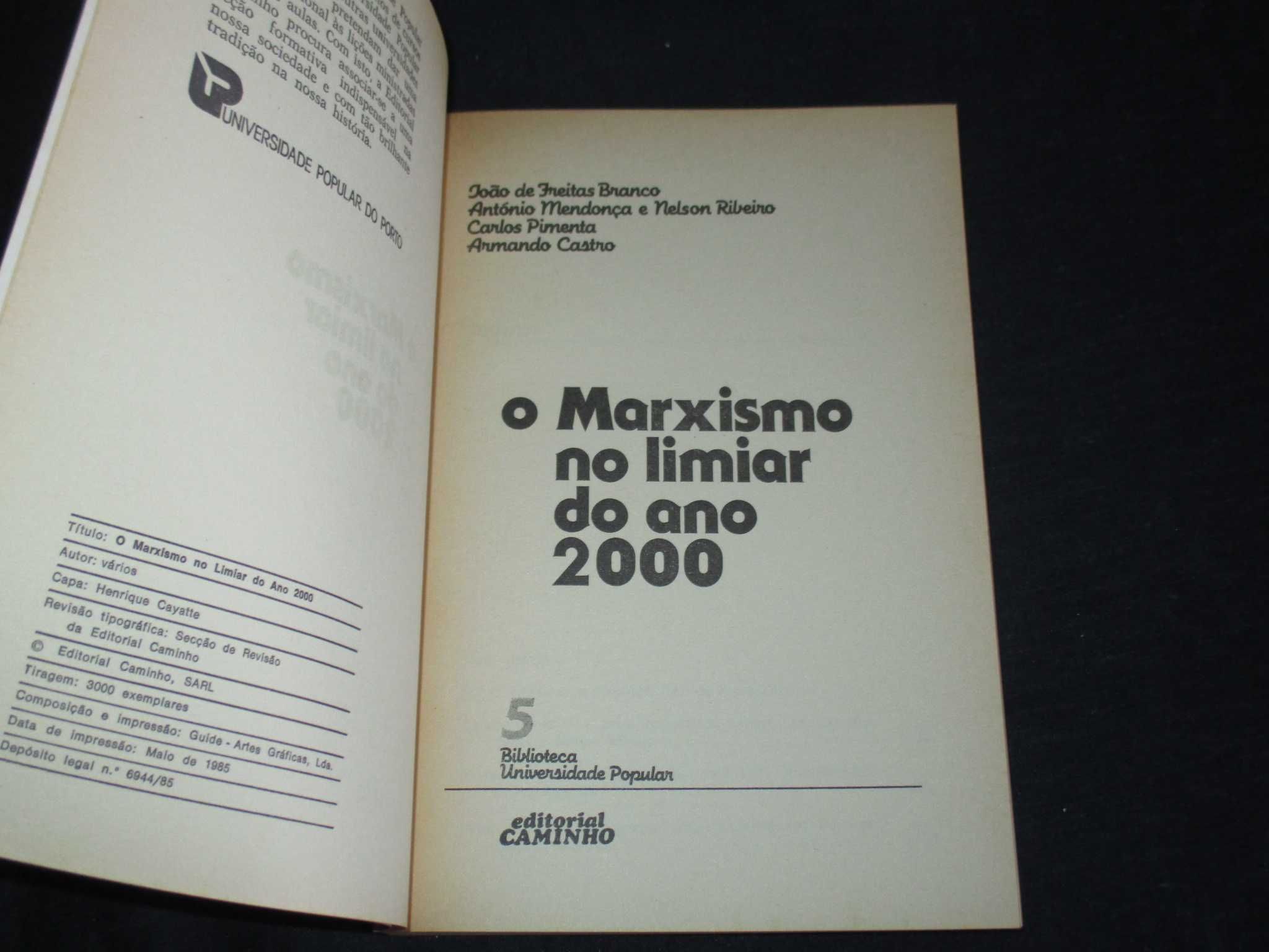 Livro O Marxismo no Limiar do Ano 2000