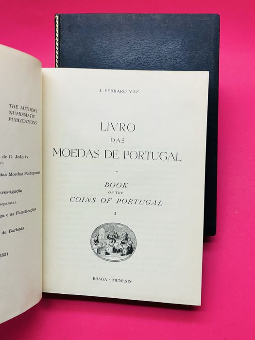 J. FERRARO VAZ - LIVRO DAS MOEDAS DE PORTUGAL