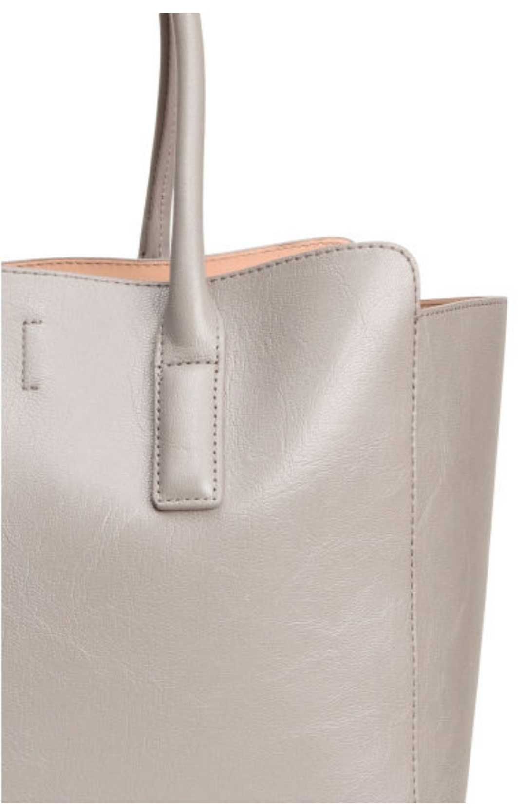 Torba torebka H&M szara shopperka jak nowa POLECAM. Torba