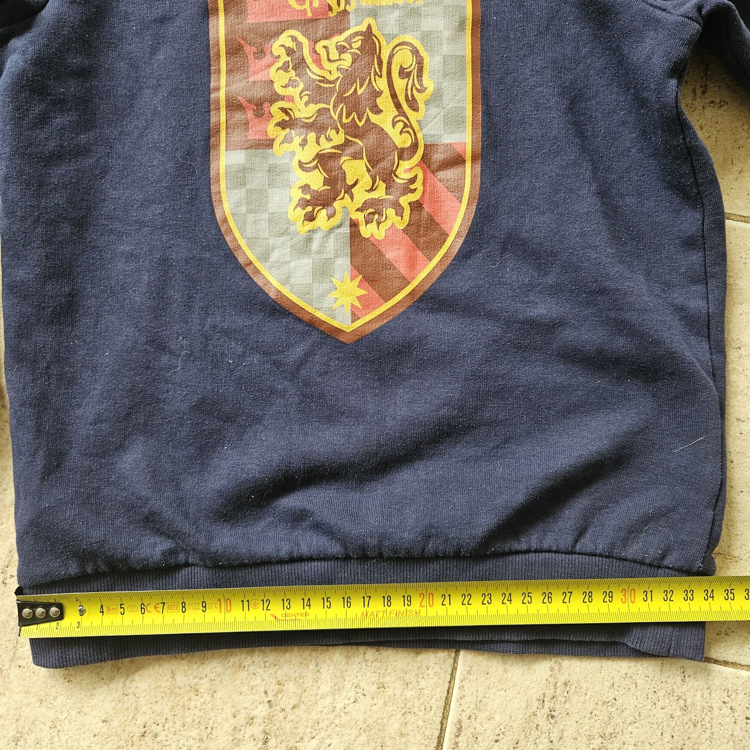 Granatowa bluza Harry Potter 134 z kapturem