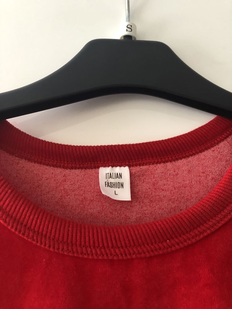 Dresy spodnie dresowe bluza dresowa czerwone nowe rozmiar M L