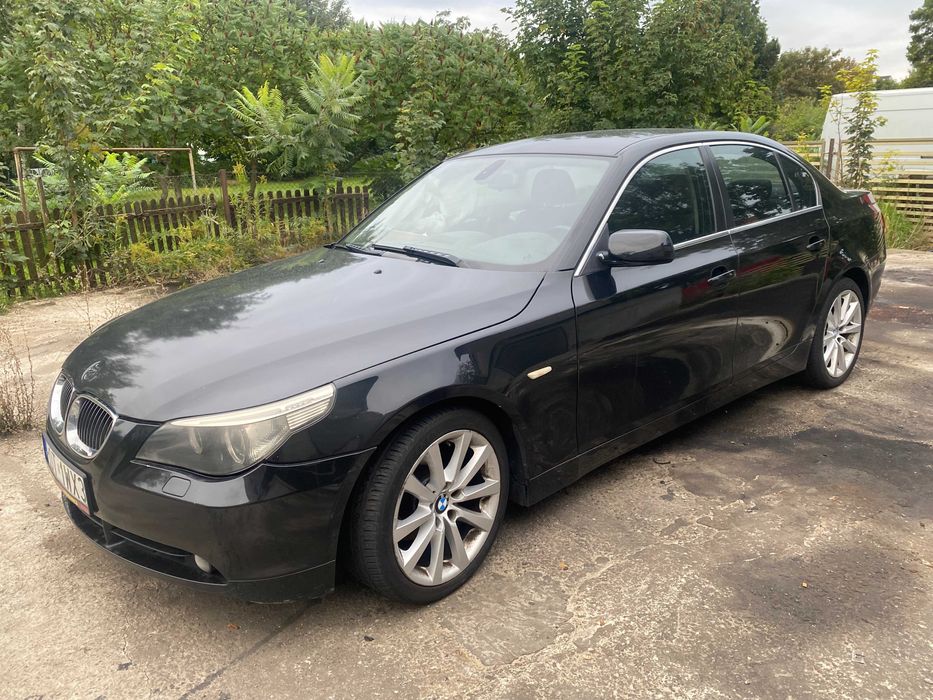 BMW E60 2,5TD sedan automat Wrocław doskonałe mocne i ekonomiczne auto