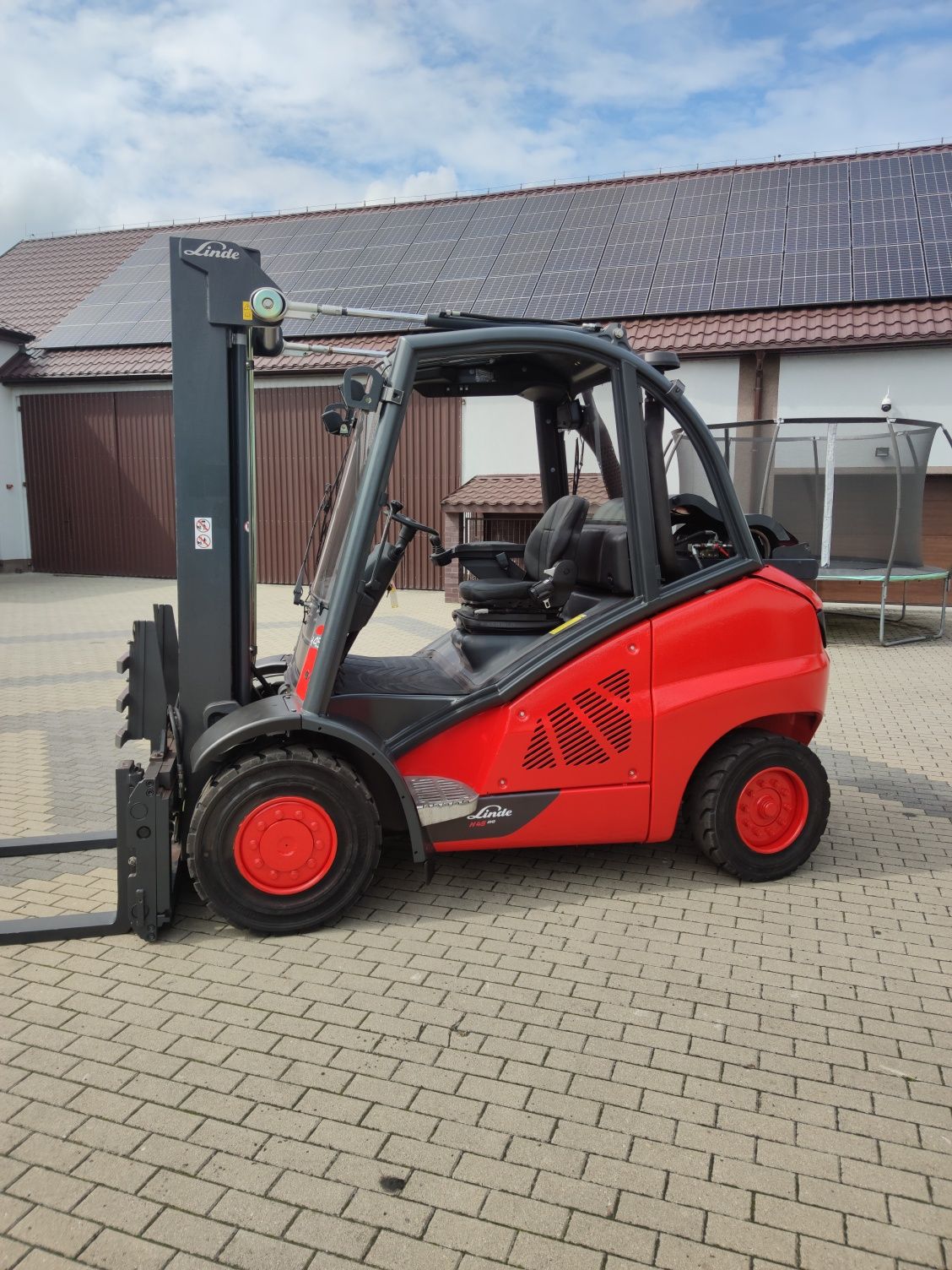 Wózek widłowy Linde H45 Triplex pozycjoner wideł