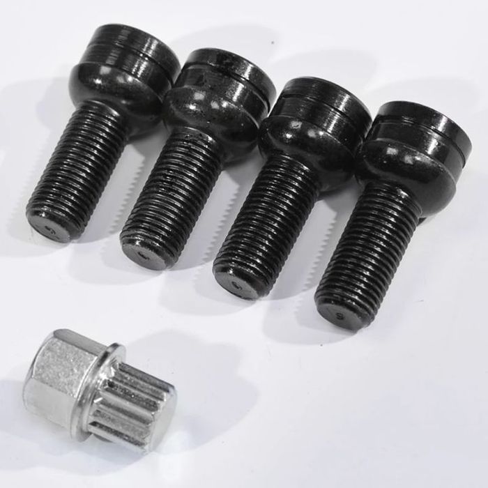 Conjunto de 4 Pernos de segurança c/ chave - M14x1,5mm